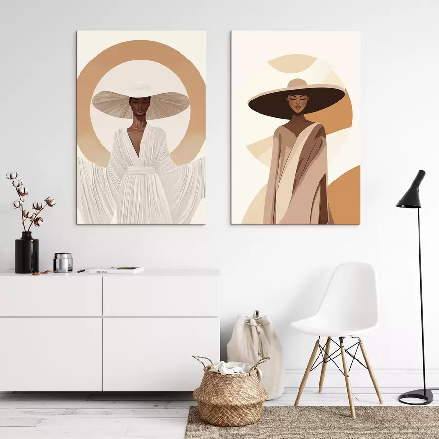  Peintures Les femmes au chapeau m30879