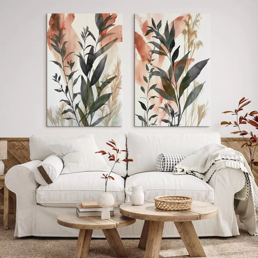  Peintures Botanique abstraite m30887