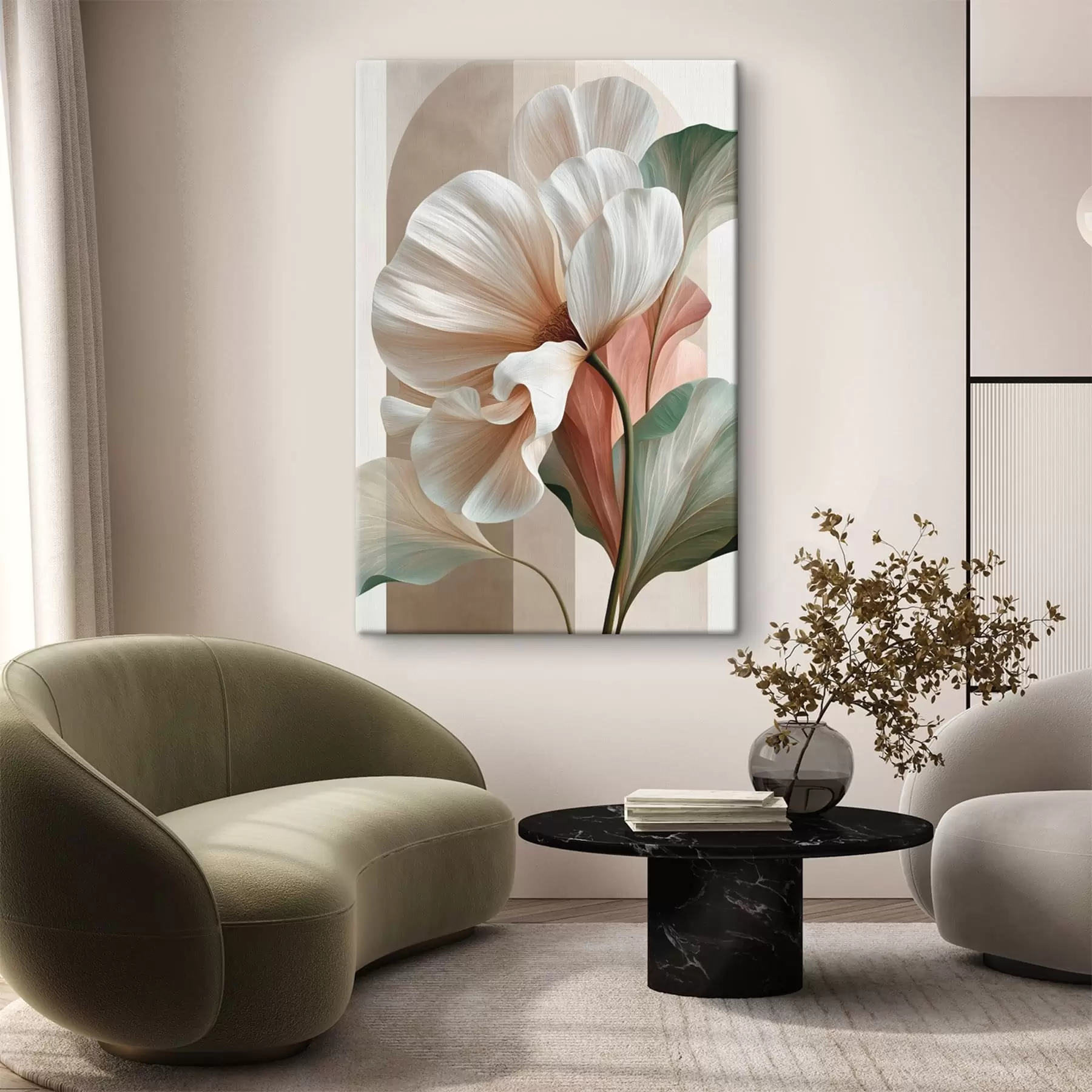  Peintures Fleur abstraite s50310