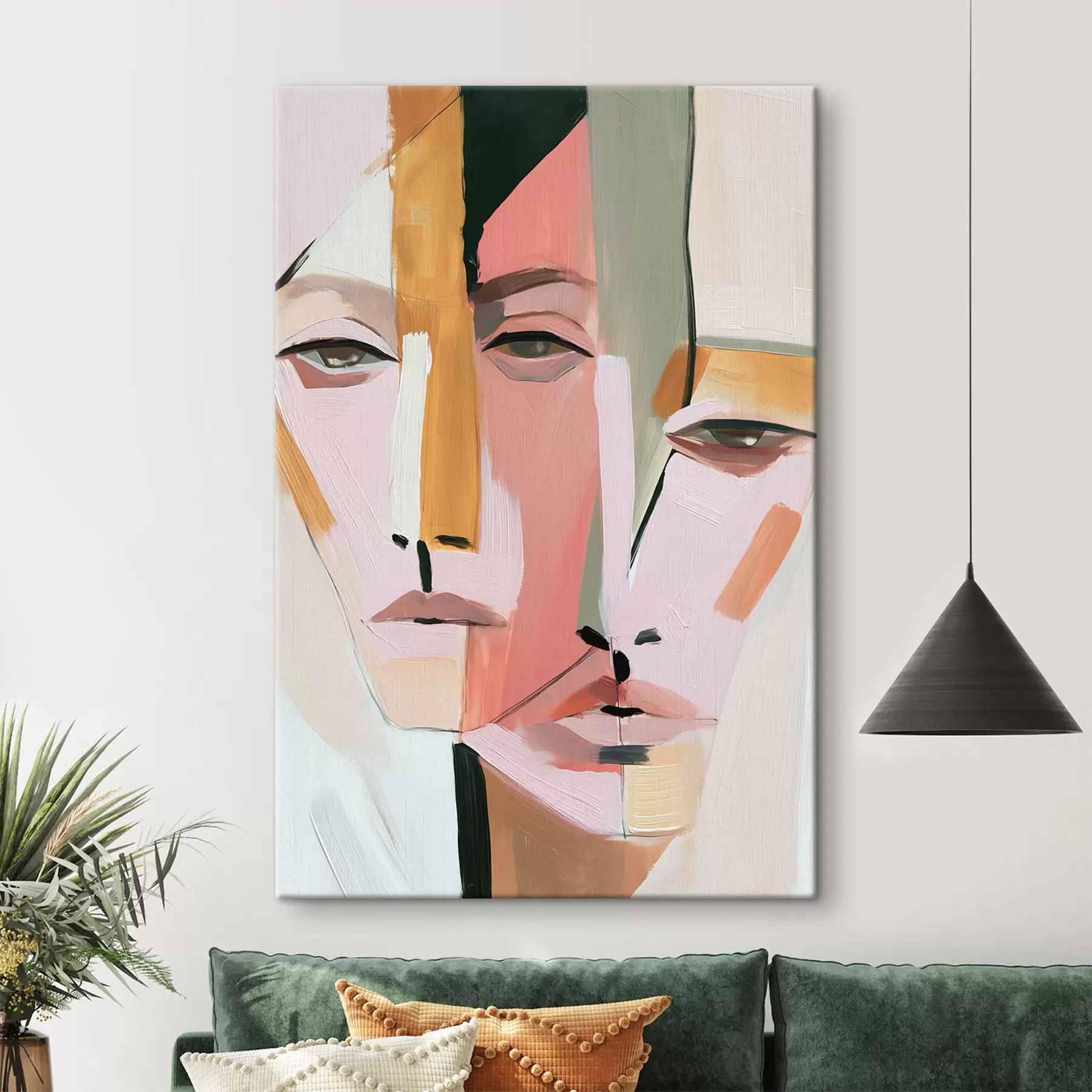  Peintures Visages abstraits s50361