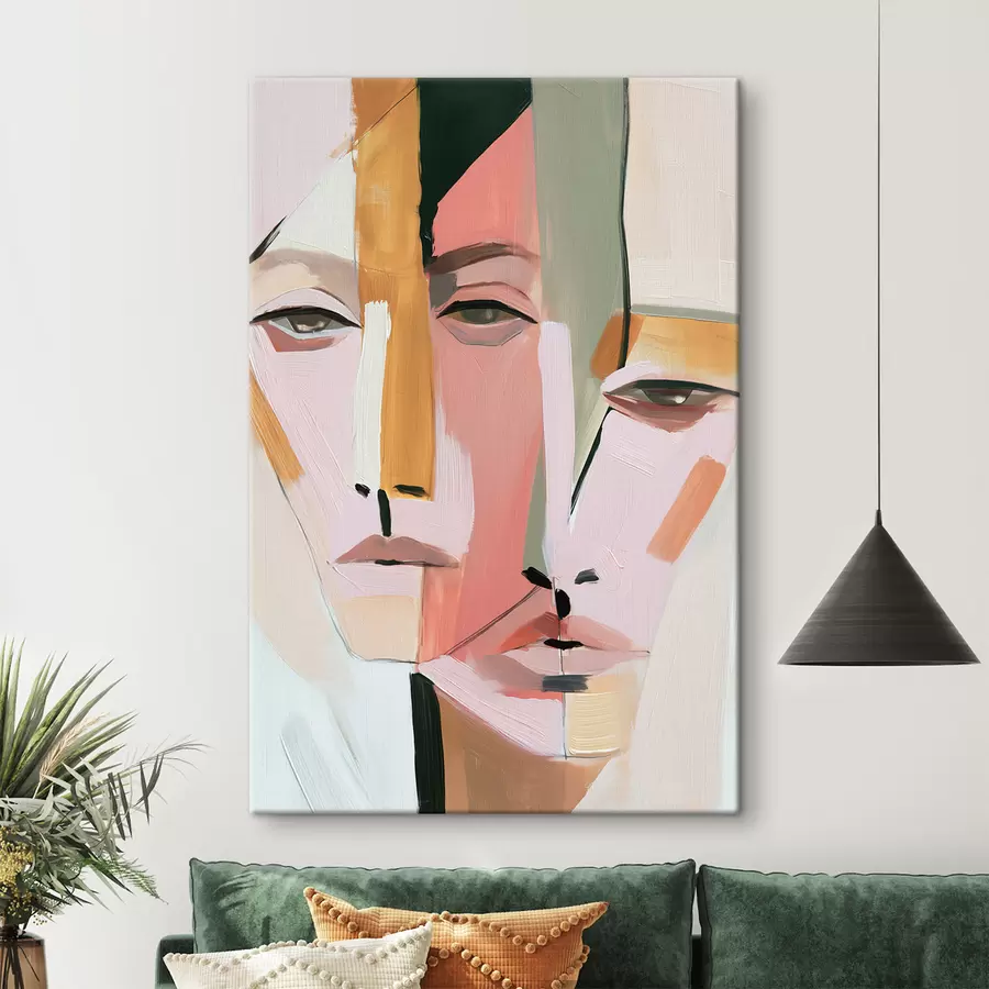 Peintures Visages abstraits s50361