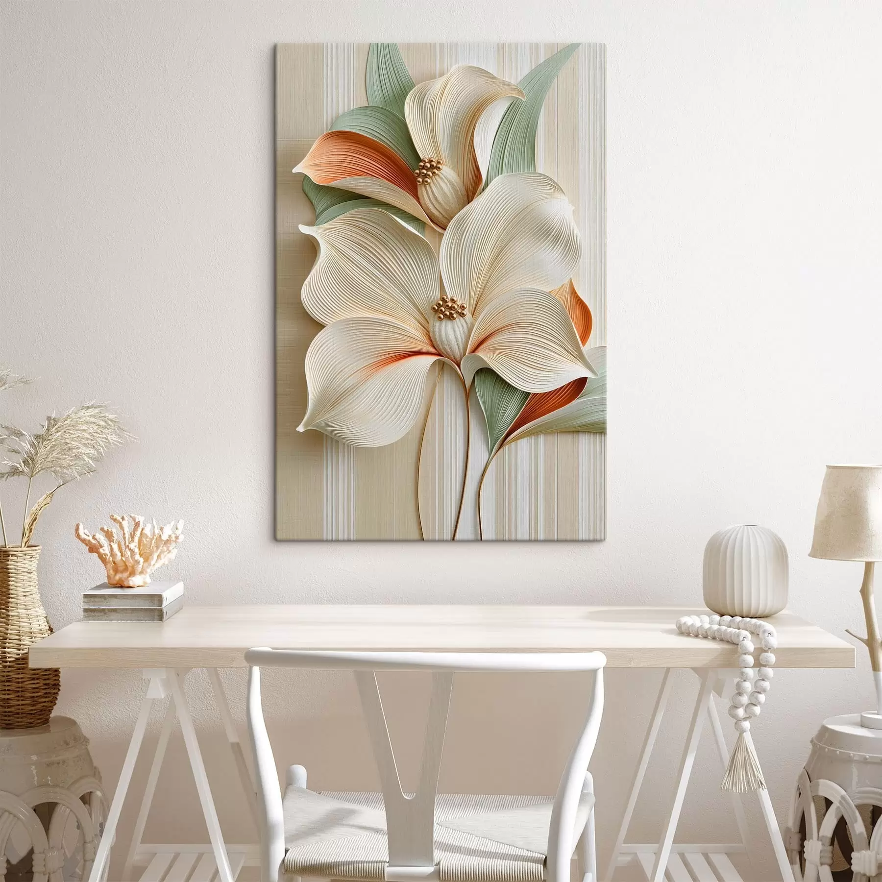  Schilderijen Abstracte bloemen s50362