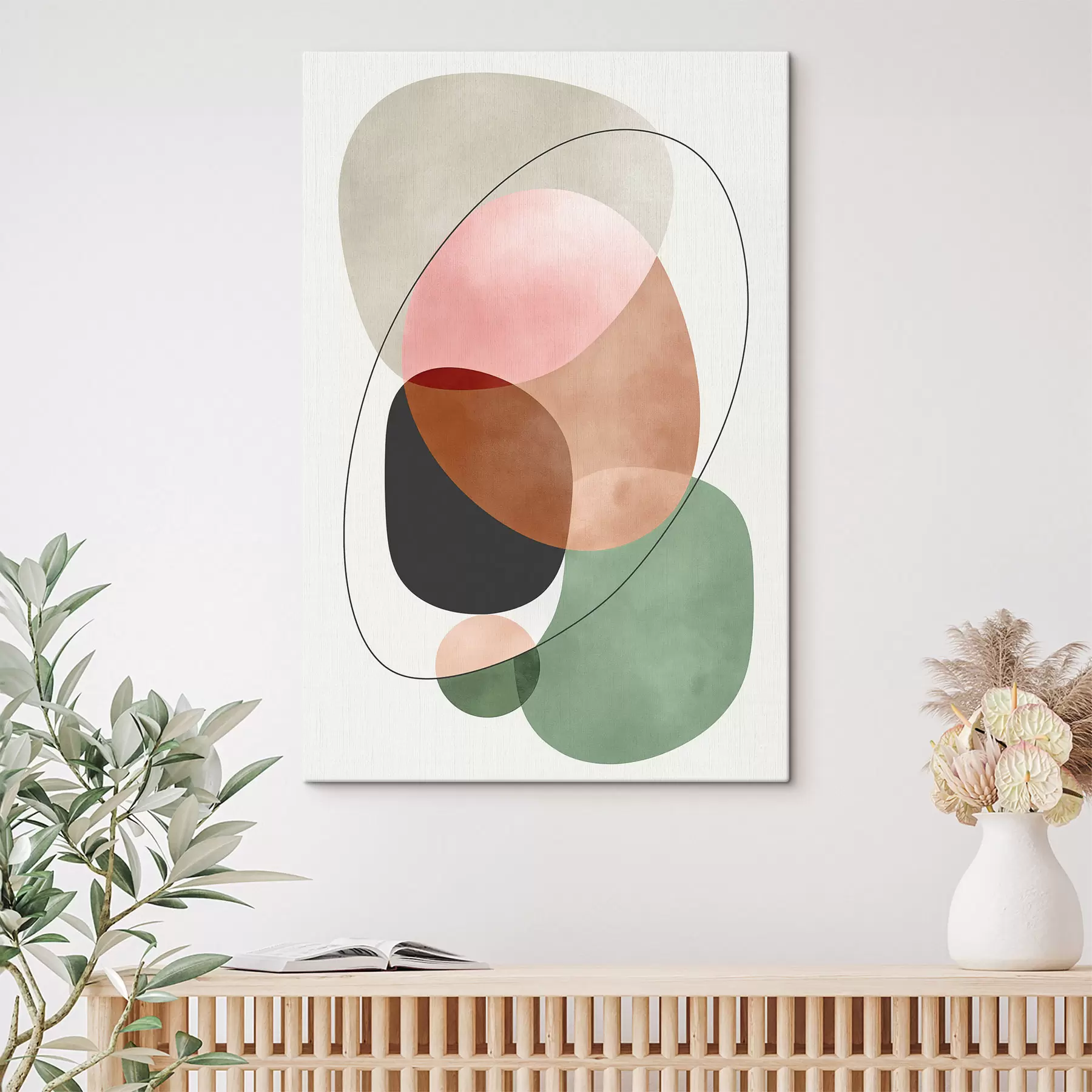  Peintures Formes qui se chevauchent s50365