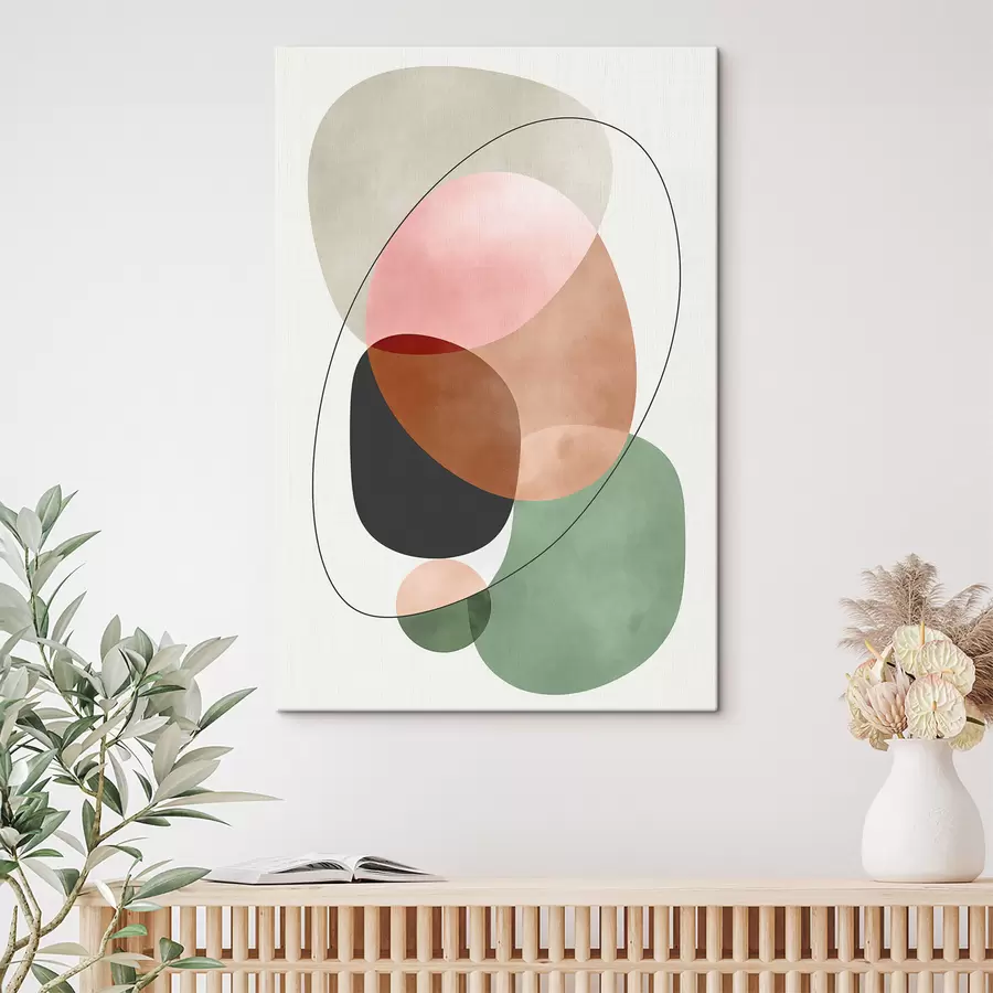  Peintures Formes qui se chevauchent s50365