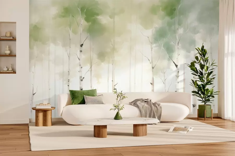 Fotobehang berken w05676