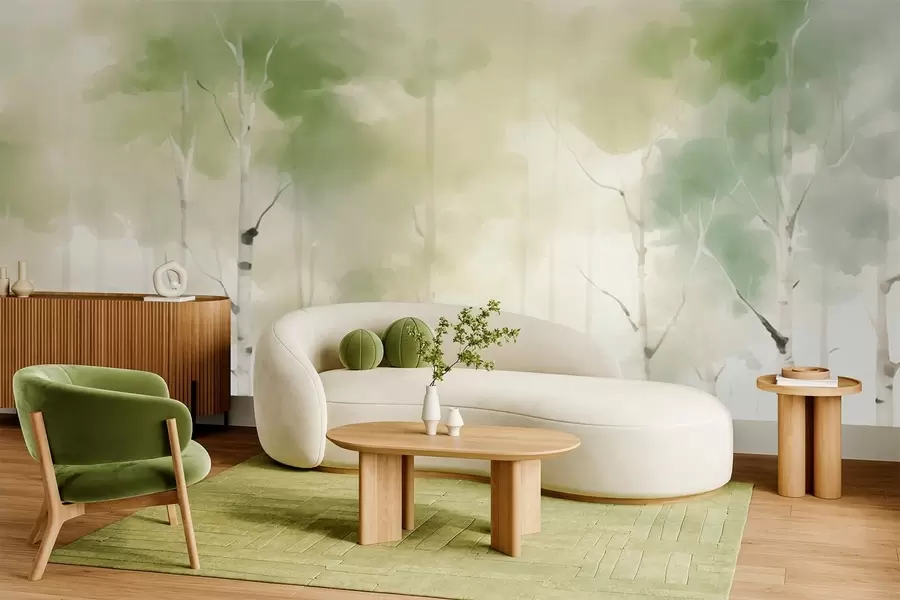 Fotobehang berken w05676