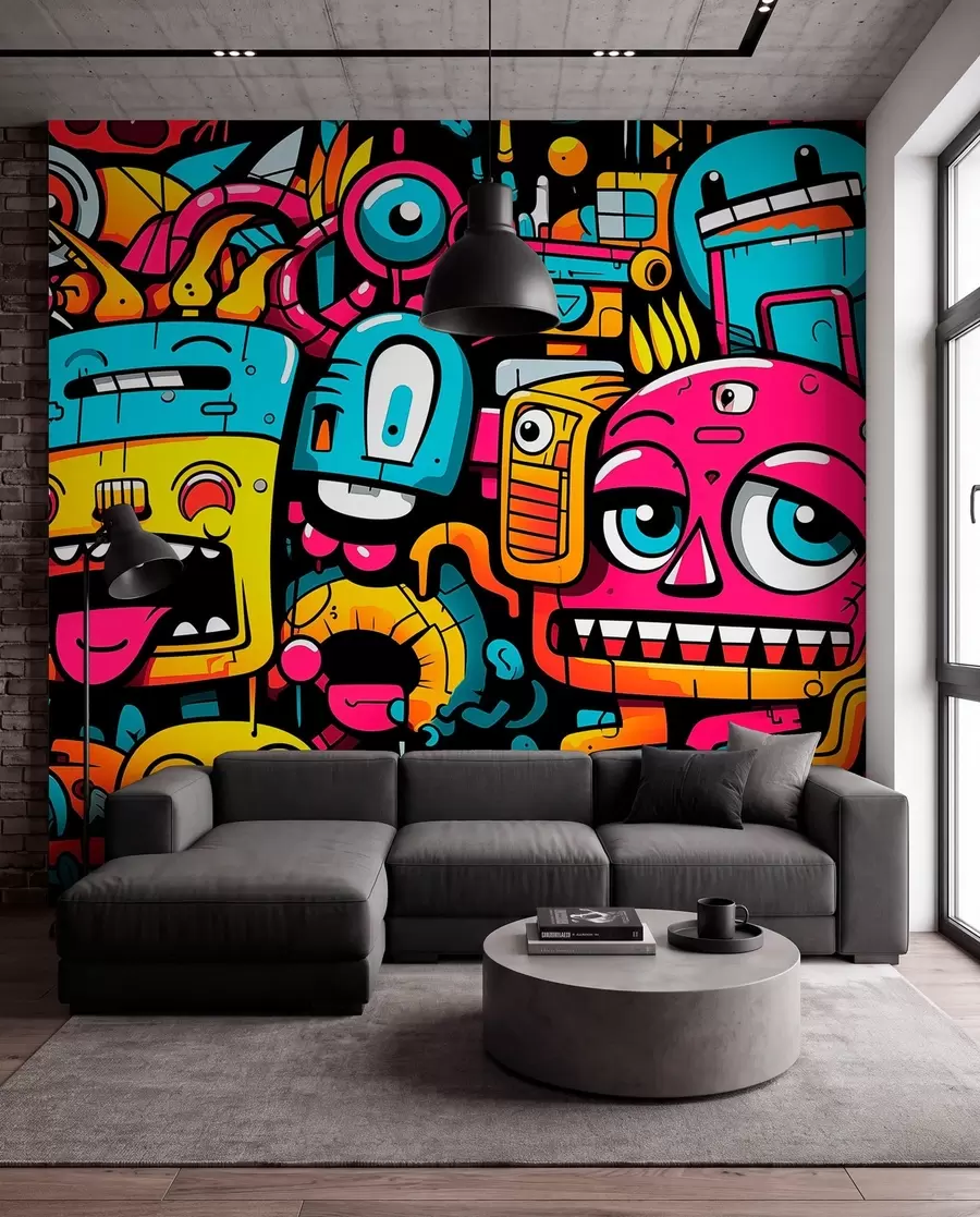 Fotobehang Graffiti w05762
