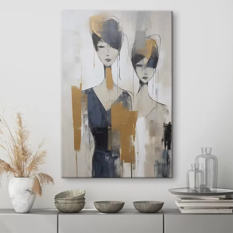  Peintures Personnages abstraits, imitation de la peinture s50378