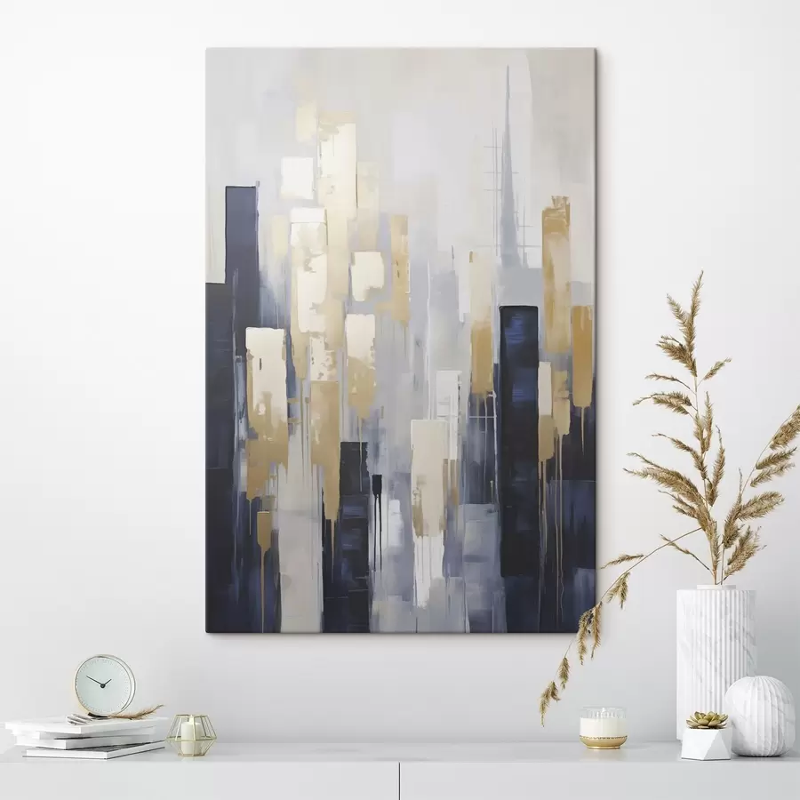  Peintures Composition abstraite, imitation de la peinture s50384