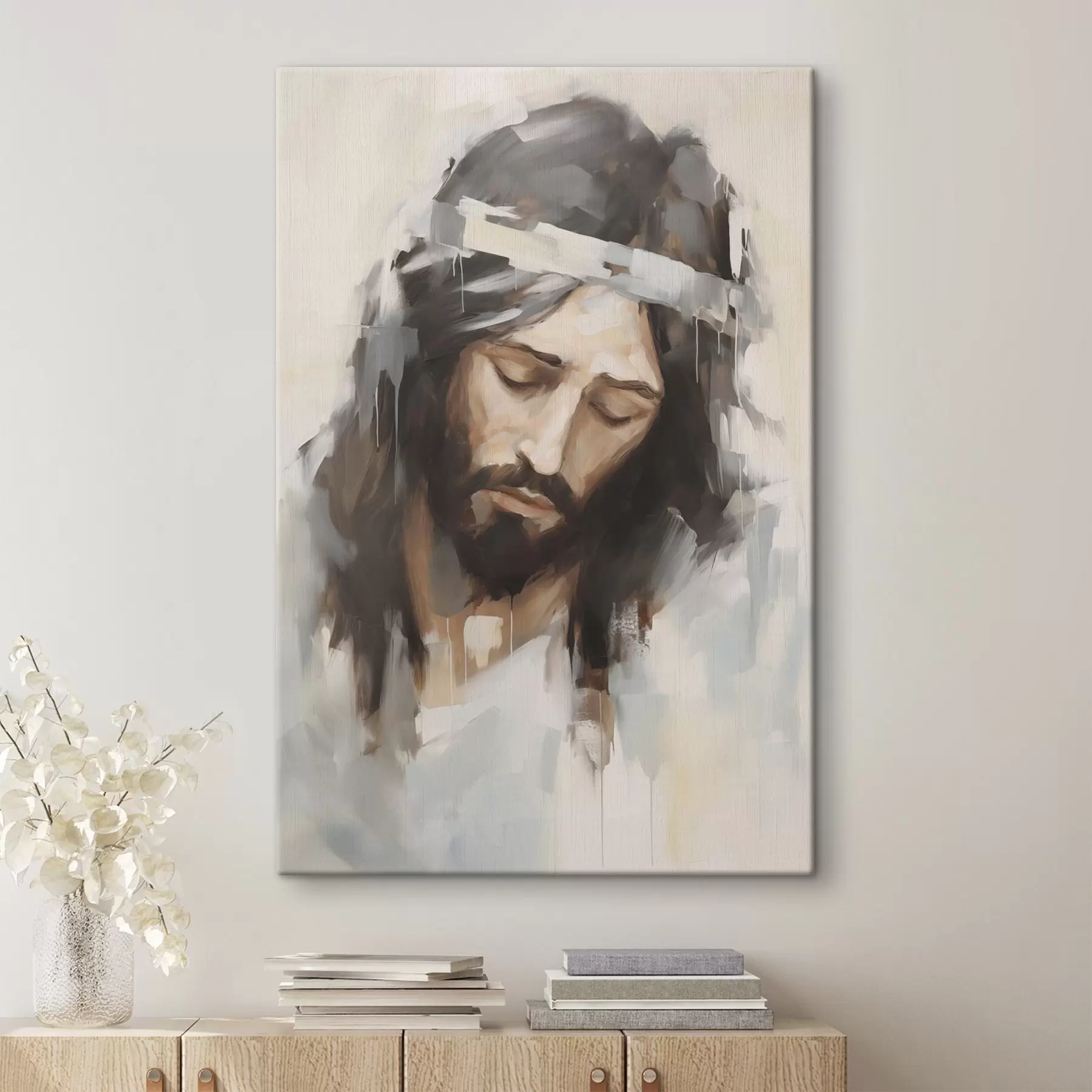  Peintures Jésus, reproduction d'un tableau s50408