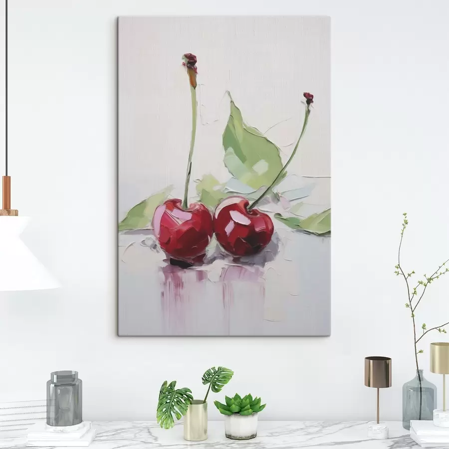  Peintures Cerises, peinture d'imitation s50414
