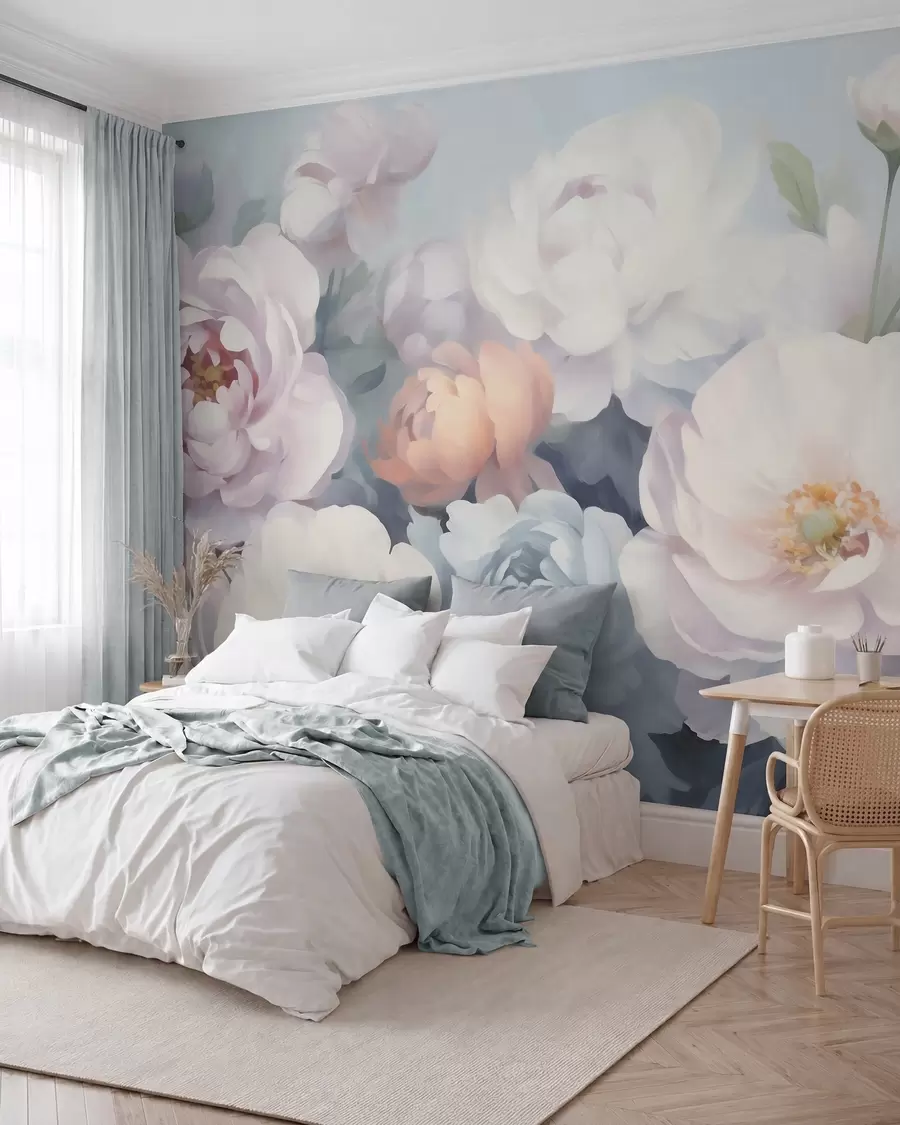 Papier peint photo Fleurs abstraites w05674