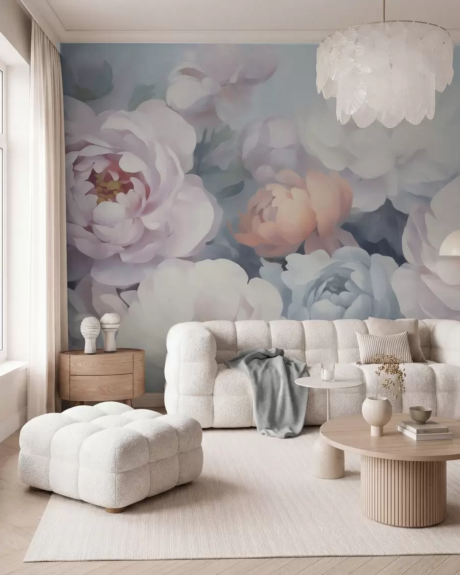 Fotobehang Abstracte bloemen w05674