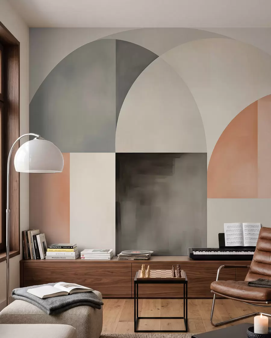 Fotobehang Geometrische abstractie w05847