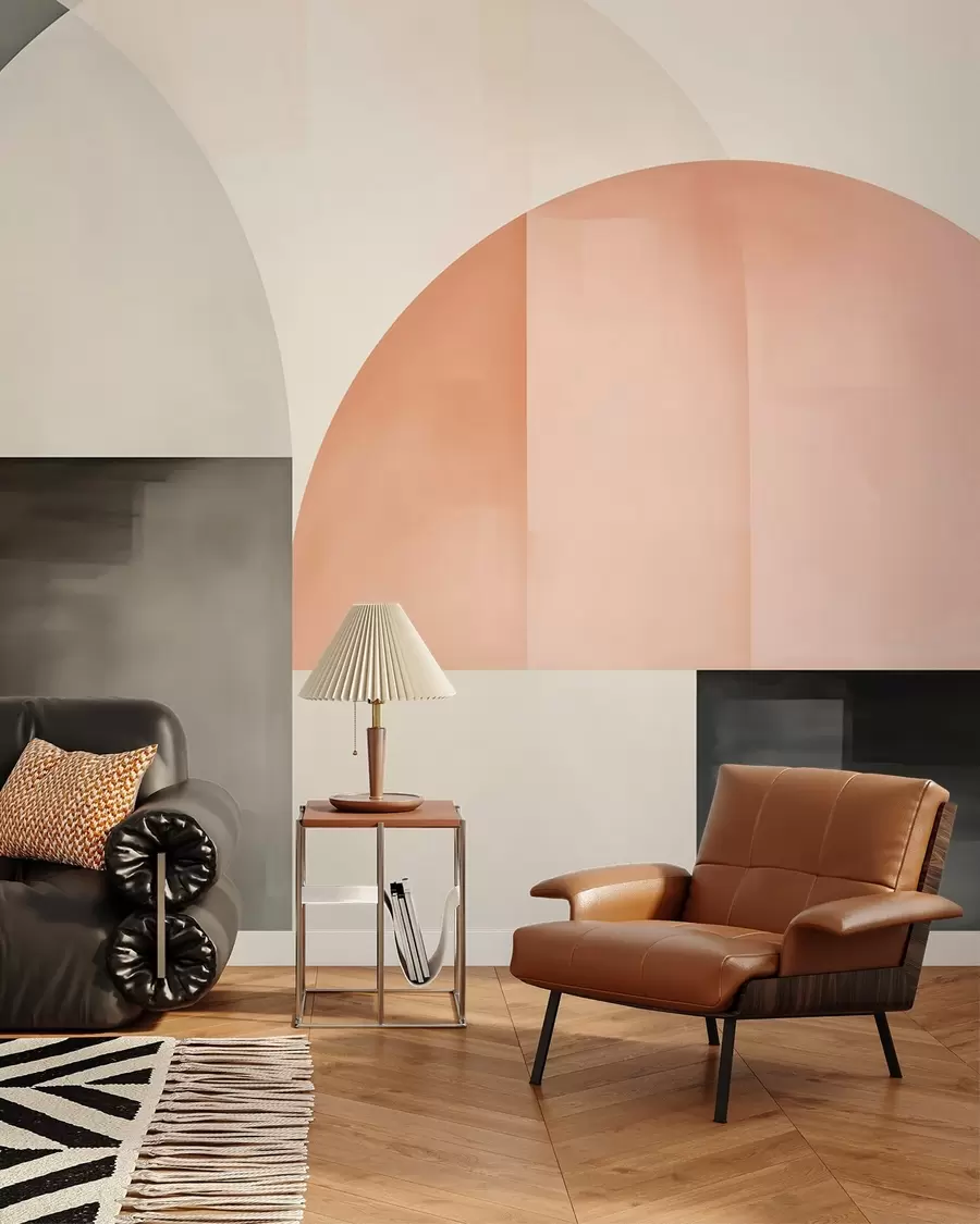 Fotobehang Geometrische abstractie w05847