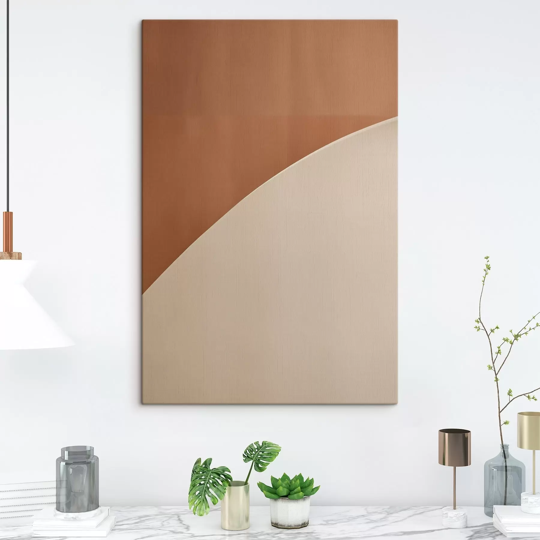  Peintures Arc géométrique en terre cuite s50393