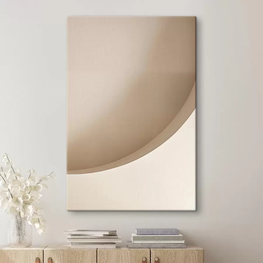  Peintures Courbe abstraite de sable s50394