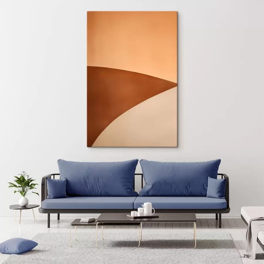  Peintures Vagues veloutées et chaleureuses s50395