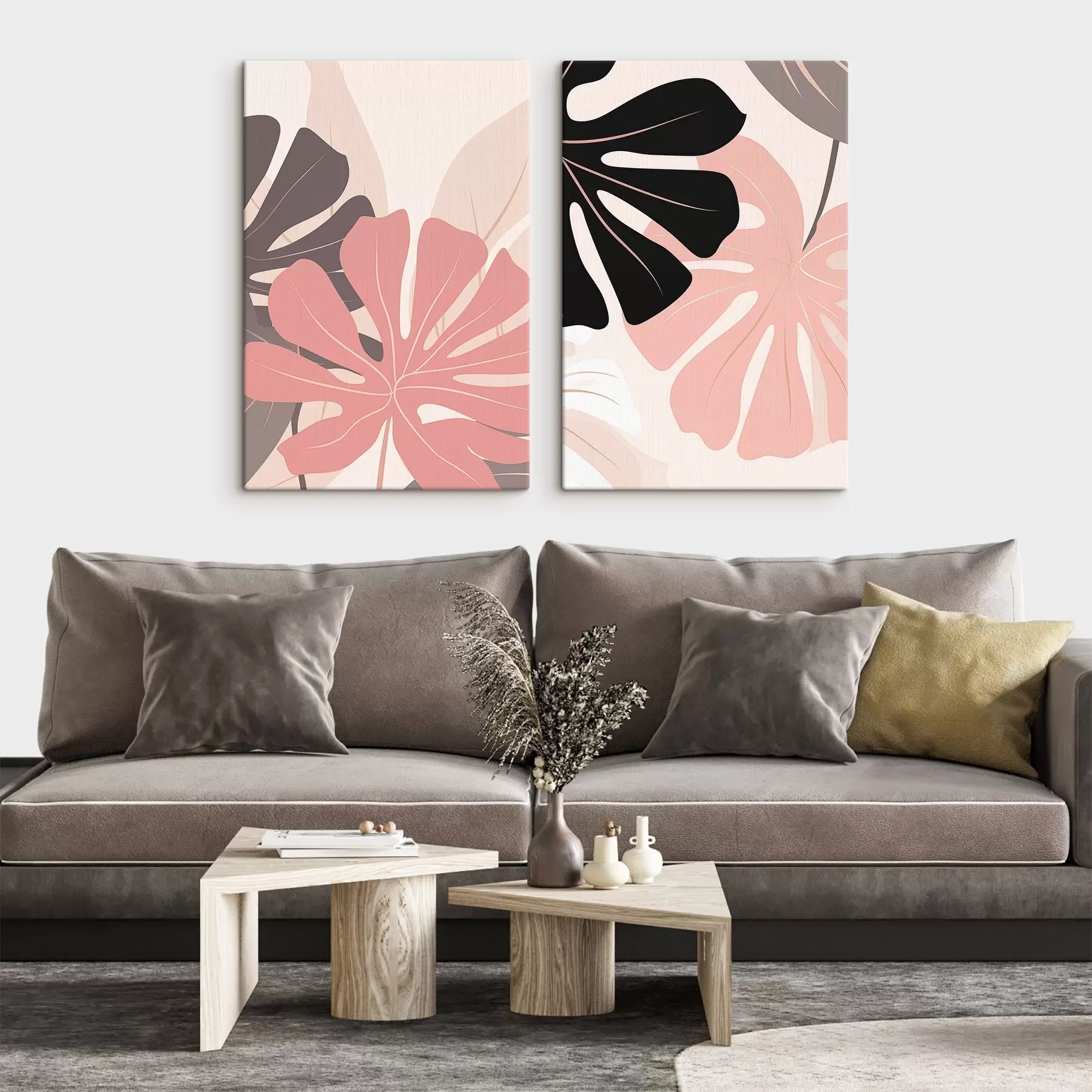  Peintures Mélange tropical avec du Monstera m30903