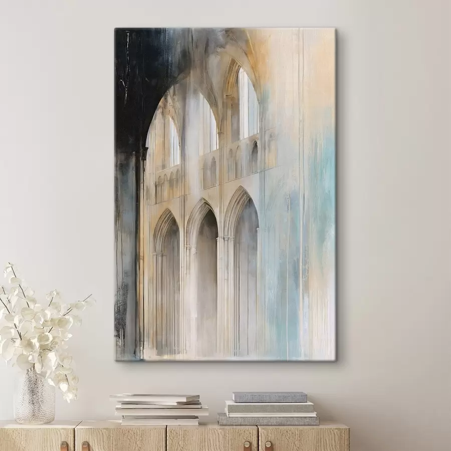  Peintures Abstraction architecturale s50479