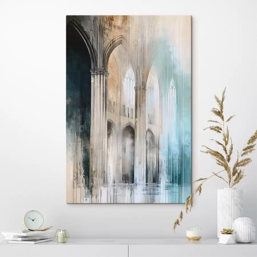  Peintures Abstraction architecturale s50480