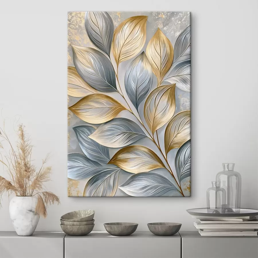  Peintures Feuilles pittoresques dans un style de peinture à l'huile s50484