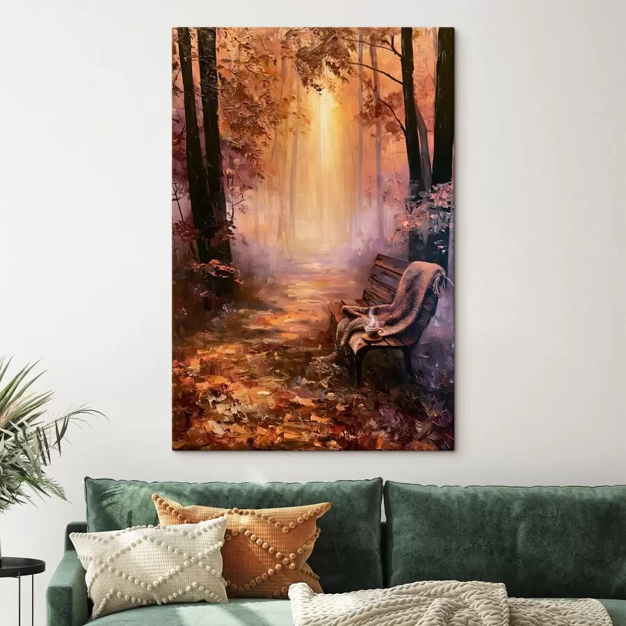  Peintures Un matin d'automne dans les bois s50487