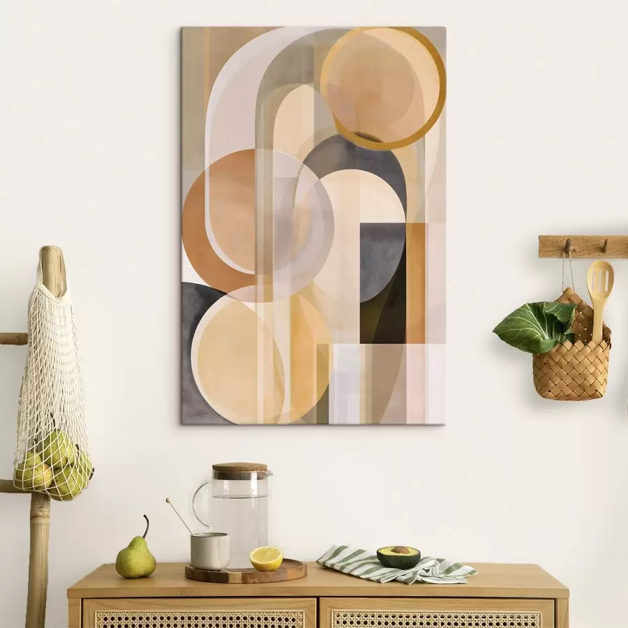  Peintures Abstraction de style scandinave s50490