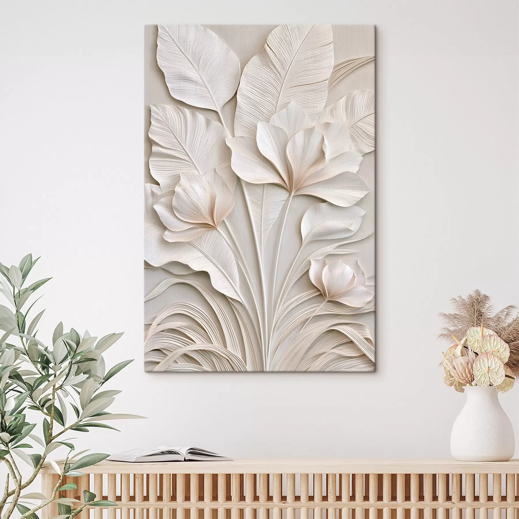  Peintures Fleurs tropicales en bas-relief s50515