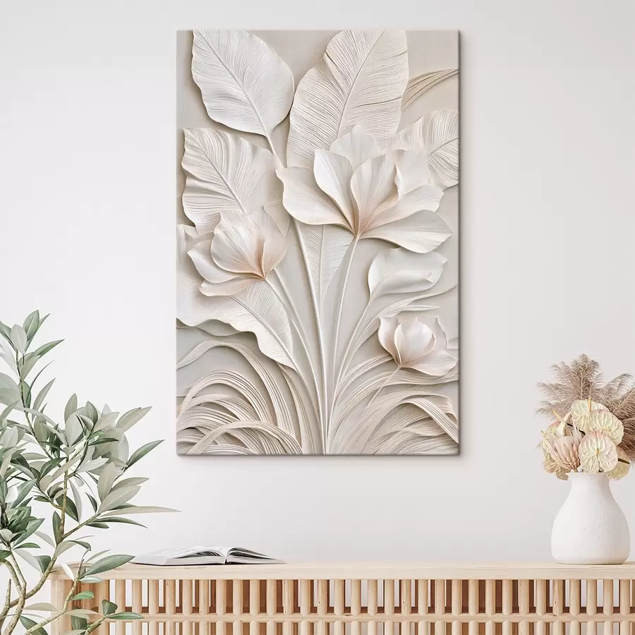  Peintures Fleurs tropicales en bas-relief s50515