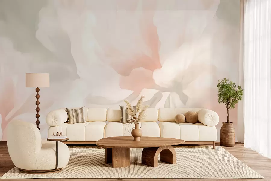 Fotobehang Grote pioenbloemen w05838