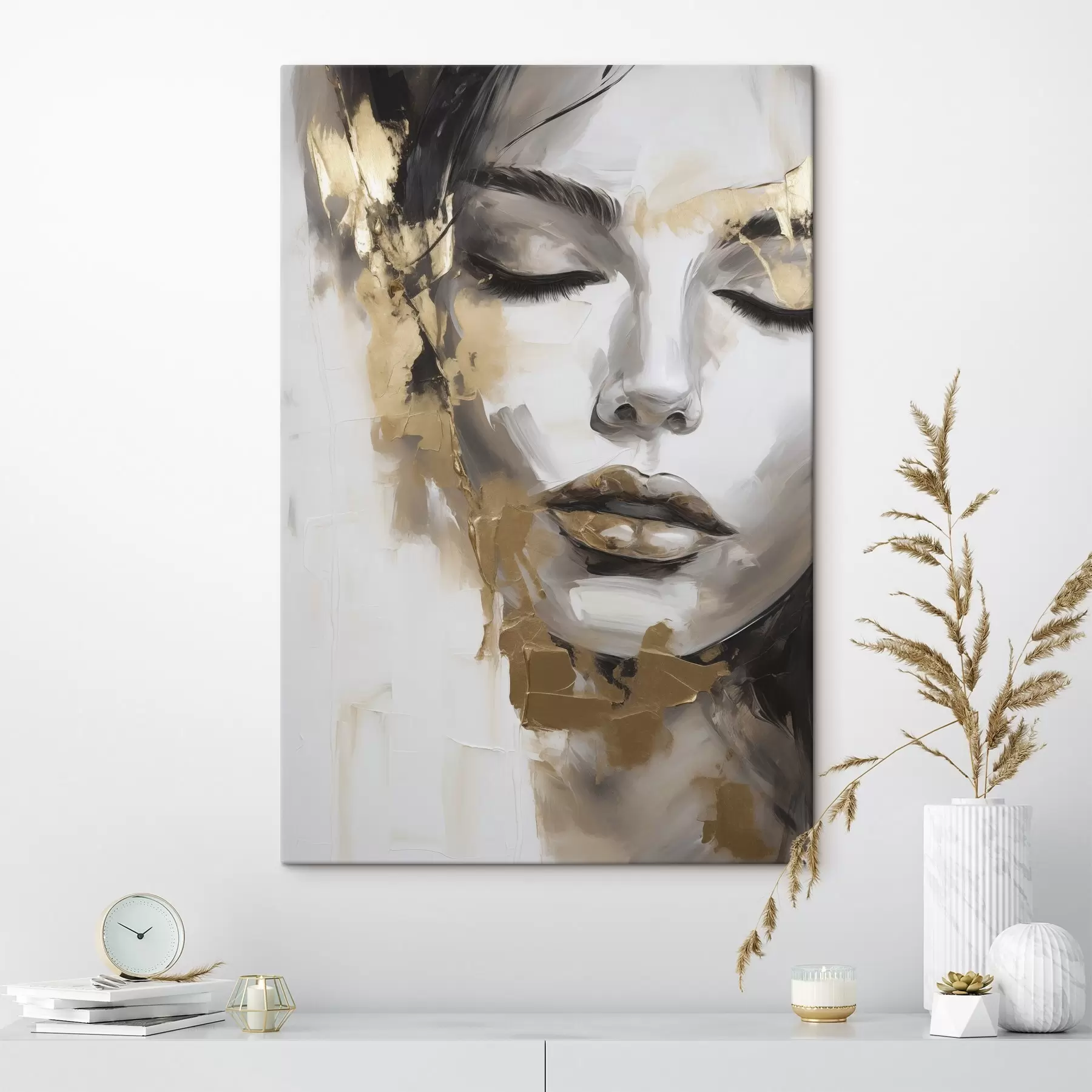 Peintures Portrait abstrait d'une femme s50661