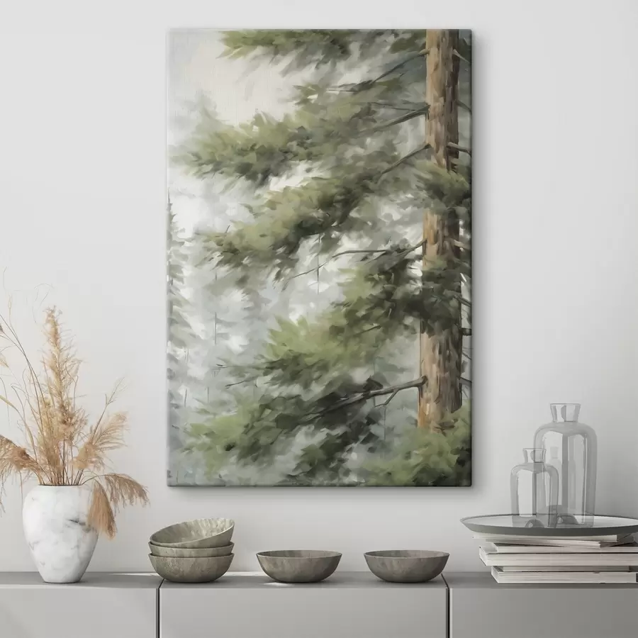  Peintures Branches de pin, peinture imitant la nature s50662