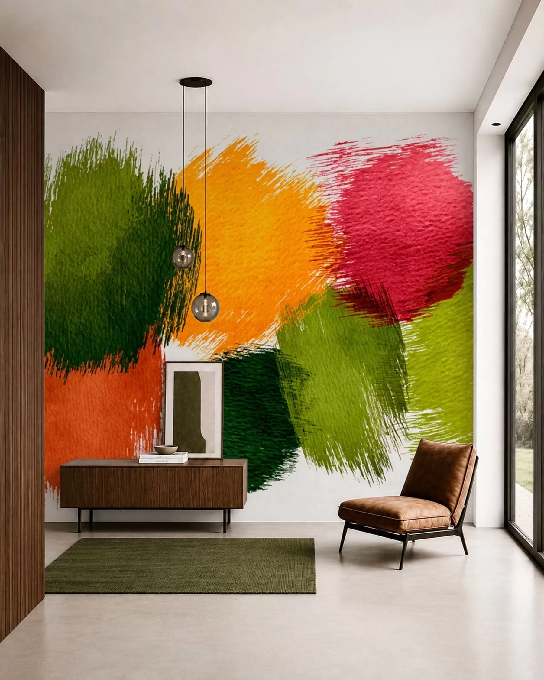 Papier peint photo Touches de couleur w05859