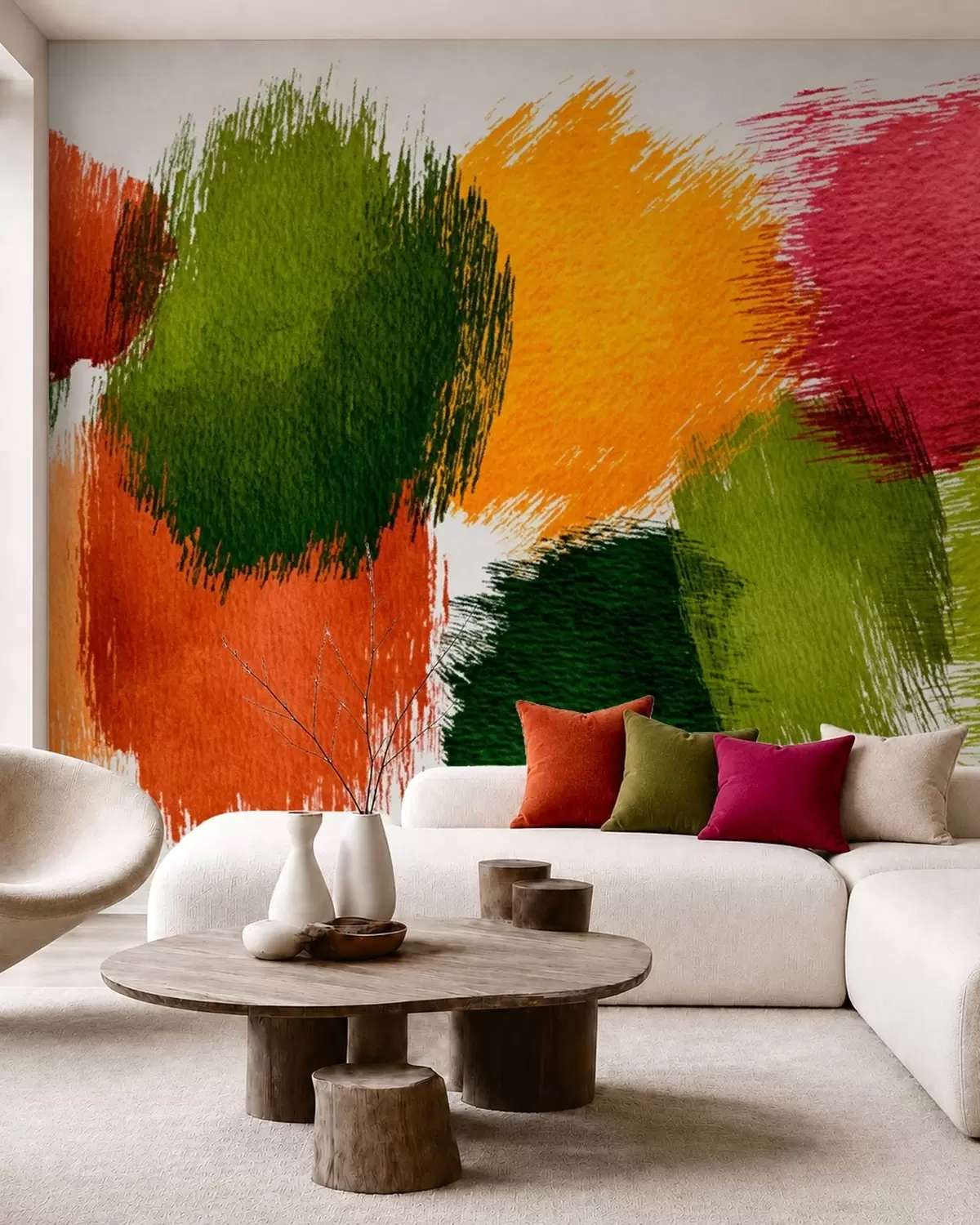 Papier peint photo Touches de couleur w05859