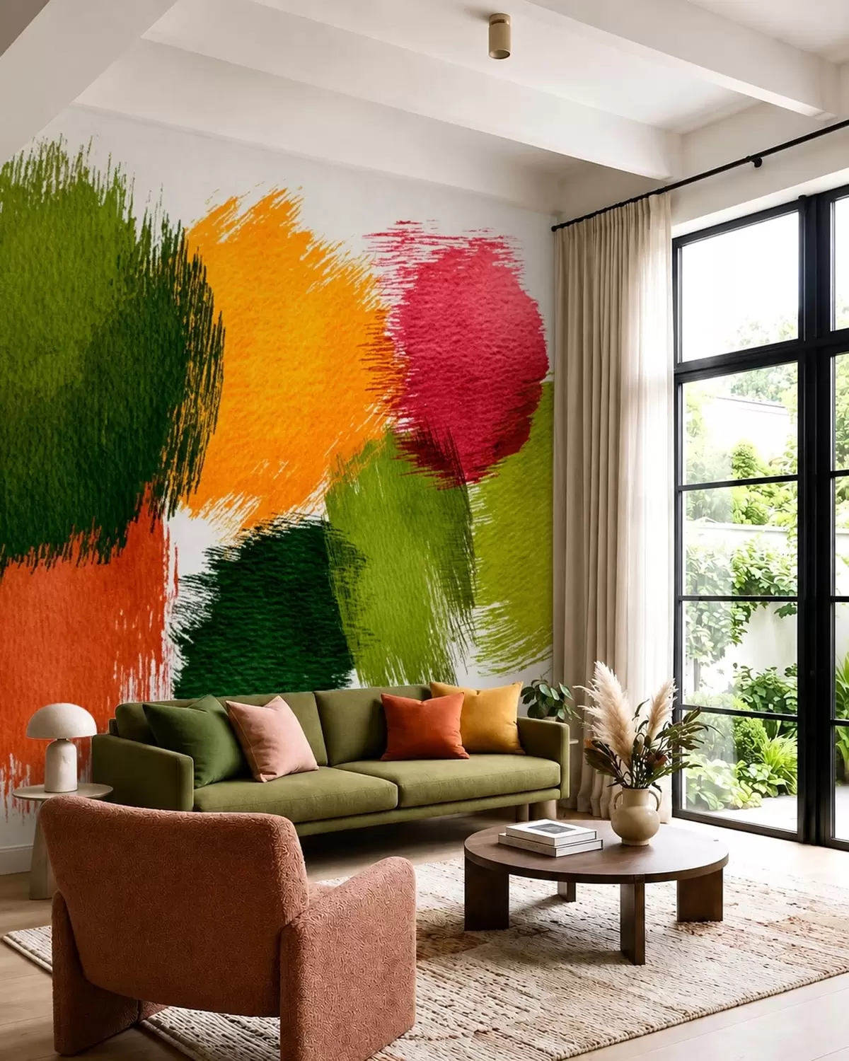 Papier peint photo Touches de couleur w05859