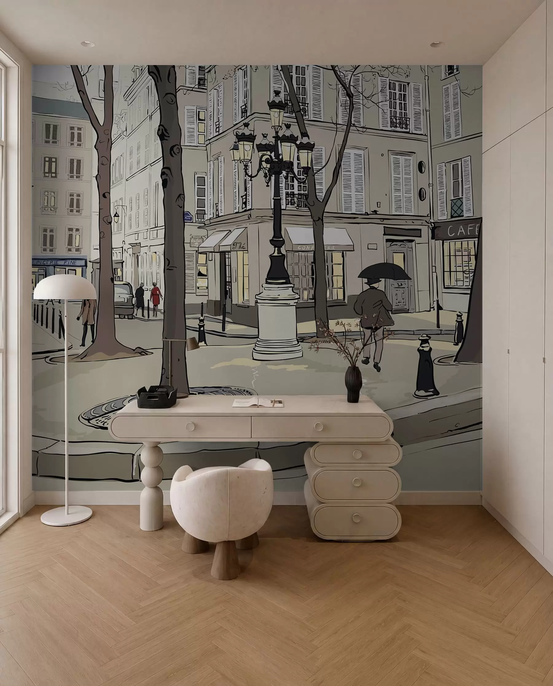 Fotobehang Gebouw, raam e infrastructuur u55549