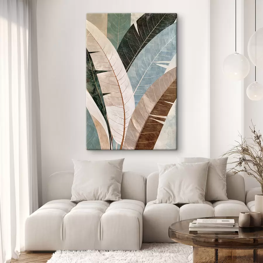  Peintures Grandes feuilles tropicales s50464
