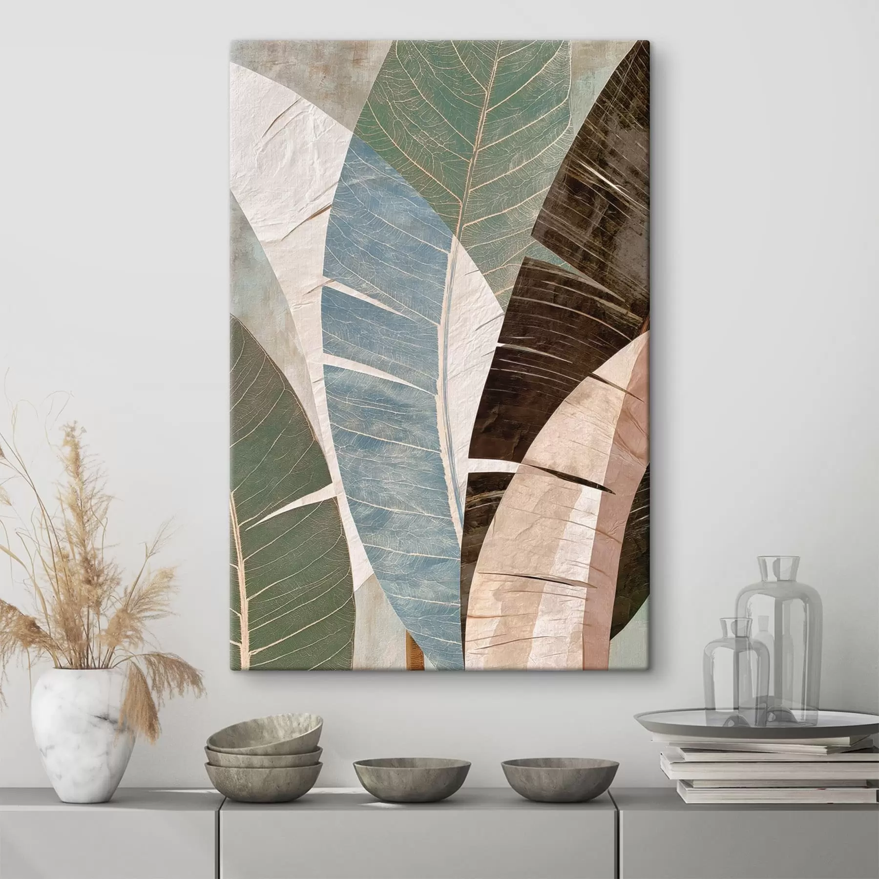  Peintures Grandes feuilles tropicales s50566