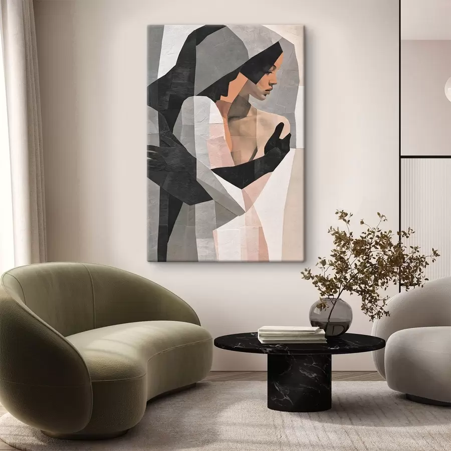  Peintures Couple abstrait s50573
