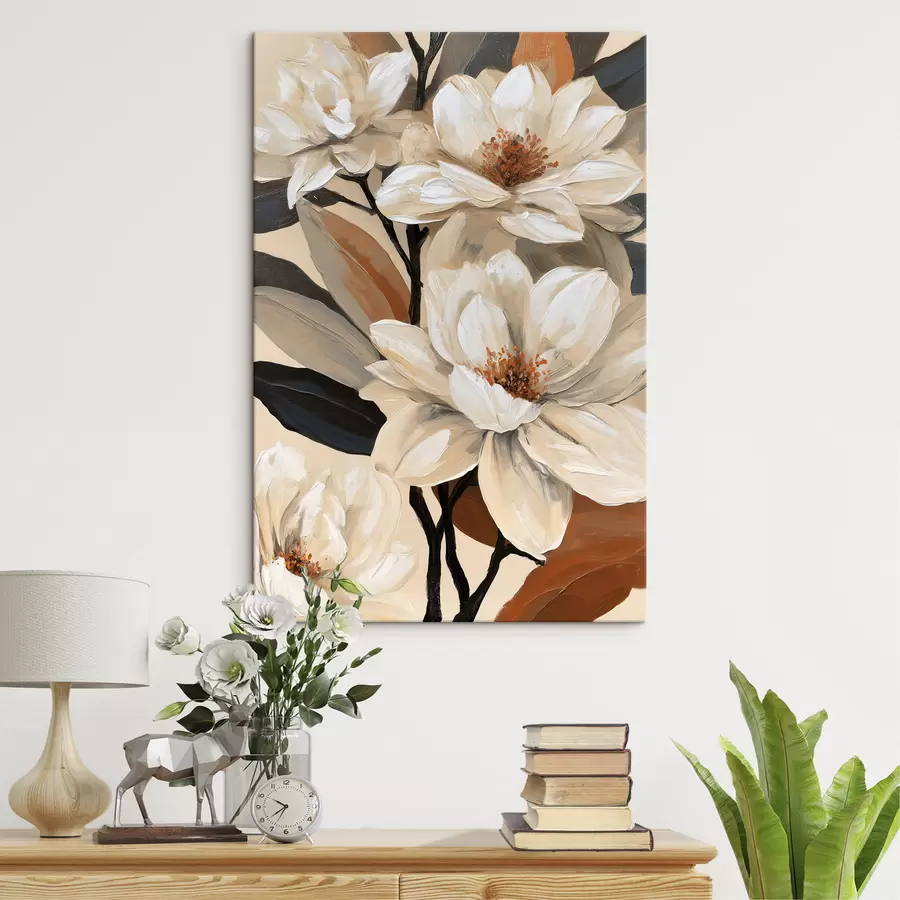  Peintures Magnolias de style vintage s50684