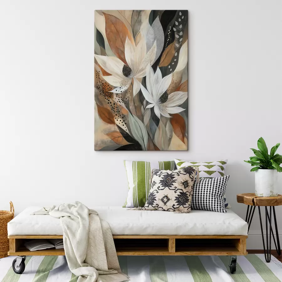  Peintures Fleurs abstraites s50705