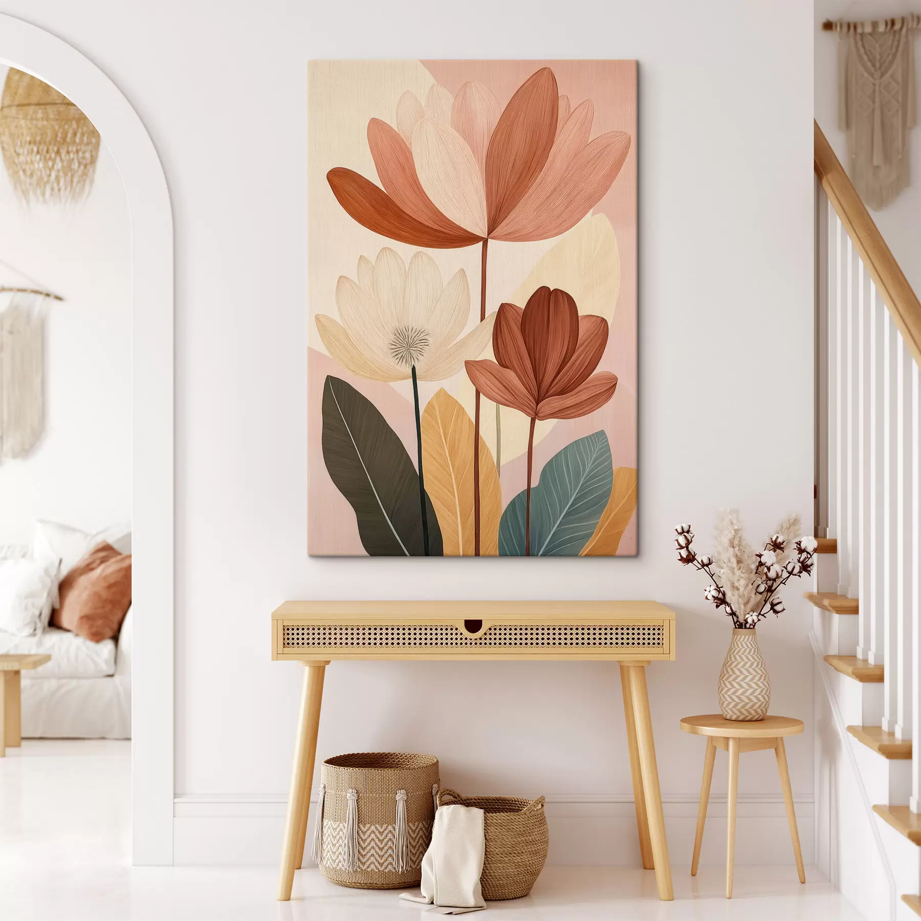 Peintures Fleurs abstraites s50706
