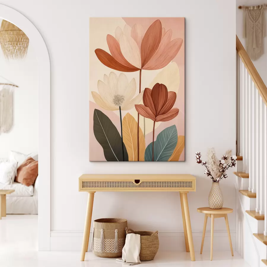  Peintures Fleurs abstraites s50706