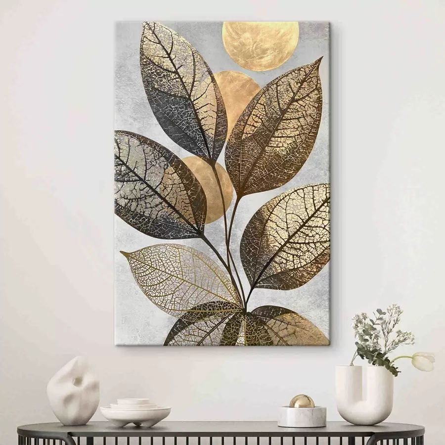 Fotobehang Abstracte bladeren s50712