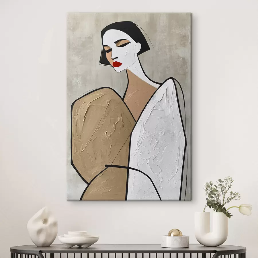 Fotobehang Portret van een moderne vrouw s50714
