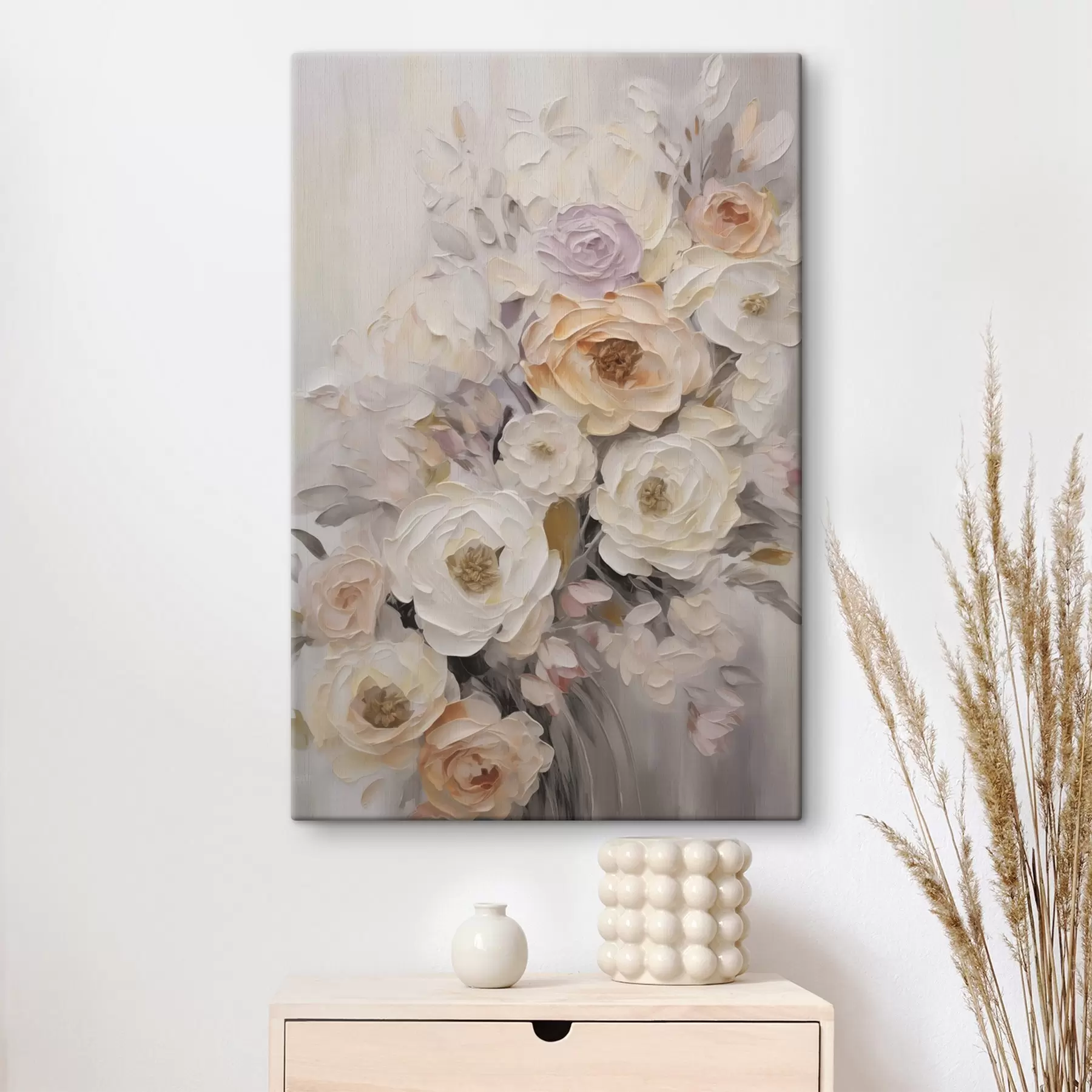  Peintures Roses perle et pêche s50766