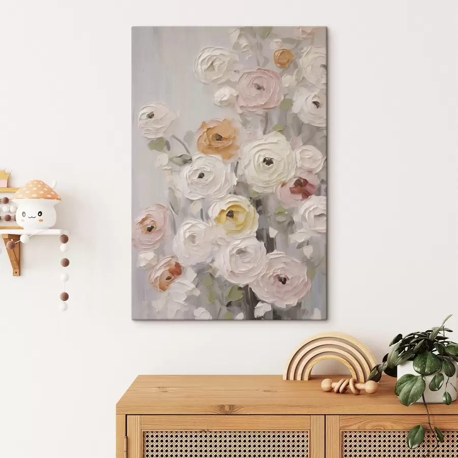  Peintures Fleurs abstraites, reproduction d'un tableau s50765