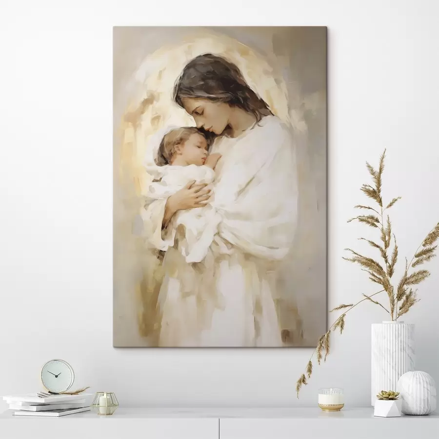  Peintures Femme avec un enfant, reproduction d'un tableau s50675