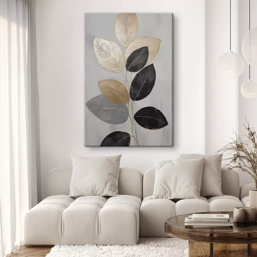  Peintures Rameau avec feuilles, peinture imité s50779